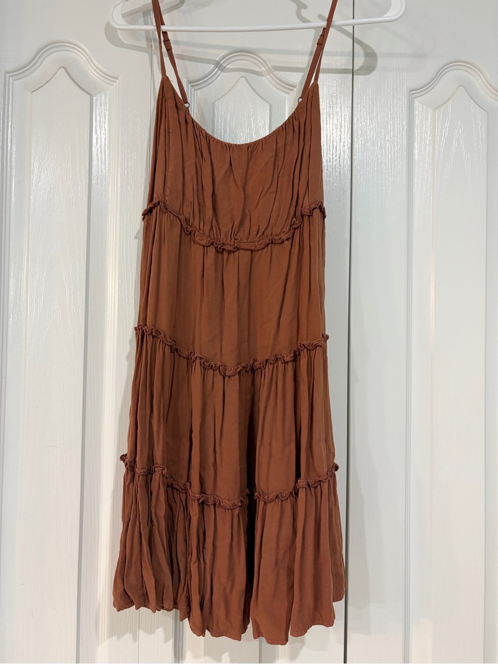 Aeropostale Rust Brown Elastic Waist Top